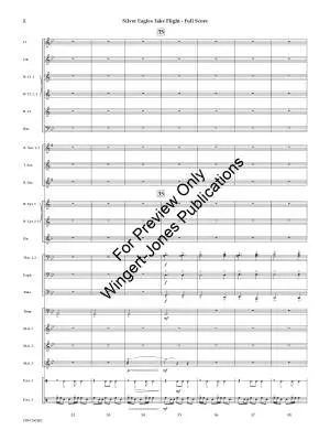 Silver Eagles Take Flight - Musella - Concert Band - Gr. 3.5