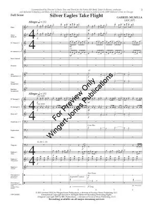Silver Eagles Take Flight - Musella - Concert Band - Gr. 3.5