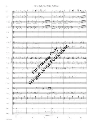 Silver Eagles Take Flight - Musella - Concert Band - Gr. 3.5