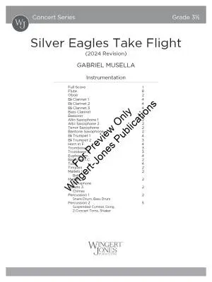 Silver Eagles Take Flight - Musella - Concert Band - Gr. 3.5