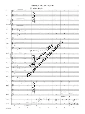 Silver Eagles Take Flight - Musella - Concert Band - Gr. 3.5