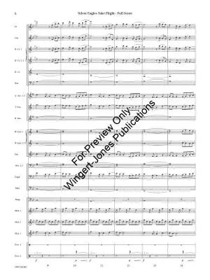 Silver Eagles Take Flight - Musella - Concert Band - Gr. 3.5