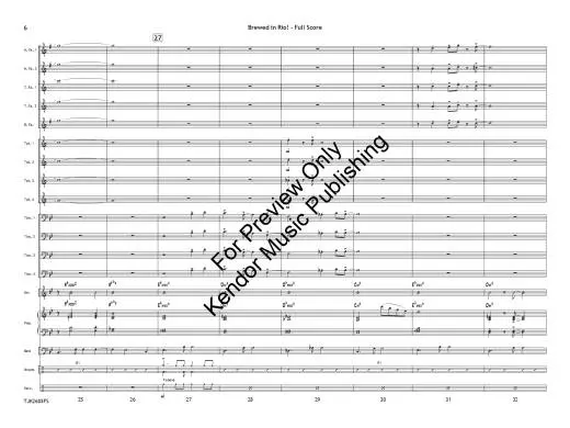 Brewed in Rio - Gassi - Jazz Ensemble - Gr. 2