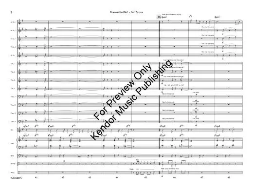 Brewed in Rio - Gassi - Jazz Ensemble - Gr. 2