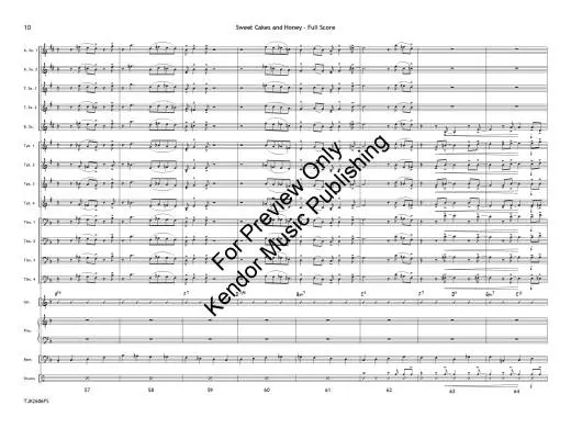 Sweet Cakes and Honey - Tolson/Blair - Jazz Ensemble - Gr. 2