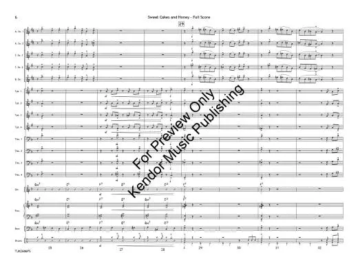 Sweet Cakes and Honey - Tolson/Blair - Jazz Ensemble - Gr. 2