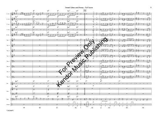 Sweet Cakes and Honey - Tolson/Blair - Jazz Ensemble - Gr. 2