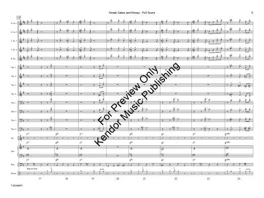 Sweet Cakes and Honey - Tolson/Blair - Jazz Ensemble - Gr. 2