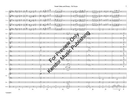 Sweet Cakes and Honey - Tolson/Blair - Jazz Ensemble - Gr. 2