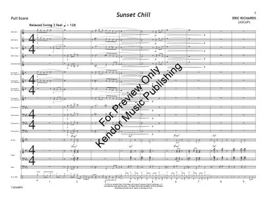 Sunset Chill - Richards - Jazz Ensemble - Gr. 2
