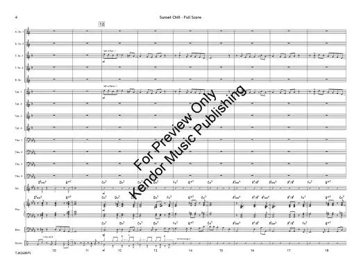 Sunset Chill - Richards - Jazz Ensemble - Gr. 2