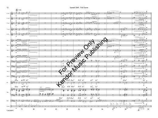Sunset Chill - Richards - Jazz Ensemble - Gr. 2