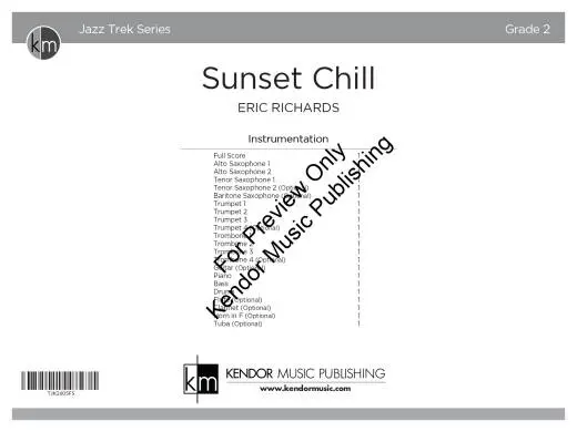 Sunset Chill - Richards - Jazz Ensemble - Gr. 2