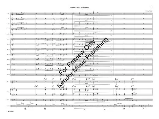 Sunset Chill - Richards - Jazz Ensemble - Gr. 2