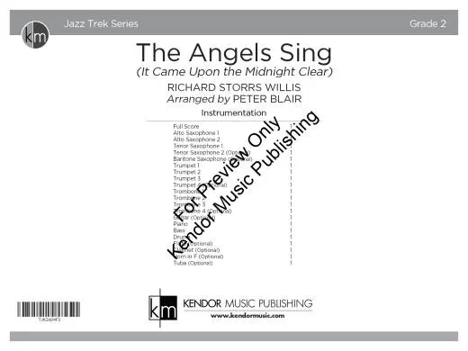 The Angels Sing - Willis/Blair - Jazz Ensemble - Gr. 2