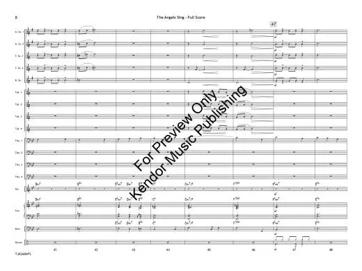 The Angels Sing - Willis/Blair - Jazz Ensemble - Gr. 2