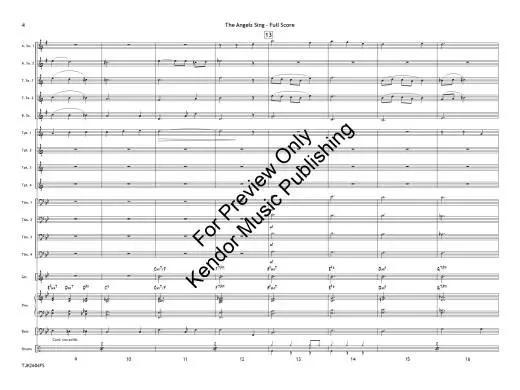 The Angels Sing - Willis/Blair - Jazz Ensemble - Gr. 2