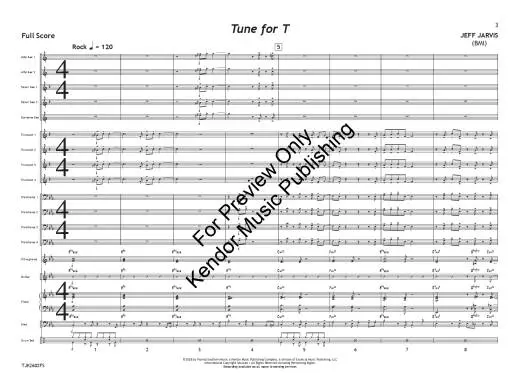 Tune for T - Jarvis - Jazz Ensemble - Gr. 2
