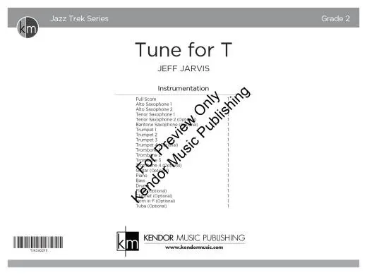 Tune for T - Jarvis - Jazz Ensemble - Gr. 2