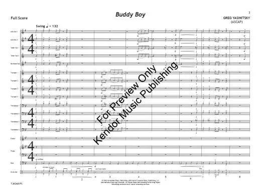 Buddy Boy - Yasinitsky - Jazz Ensemble - Gr. 2