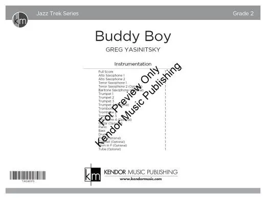 Buddy Boy - Yasinitsky - Jazz Ensemble - Gr. 2