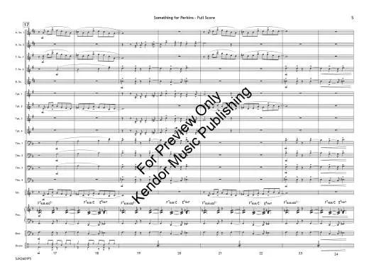 Something for Perkins - Skeffington - Jazz Ensemble - Gr. 4