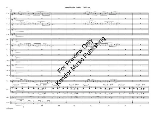 Something for Perkins - Skeffington - Jazz Ensemble - Gr. 4