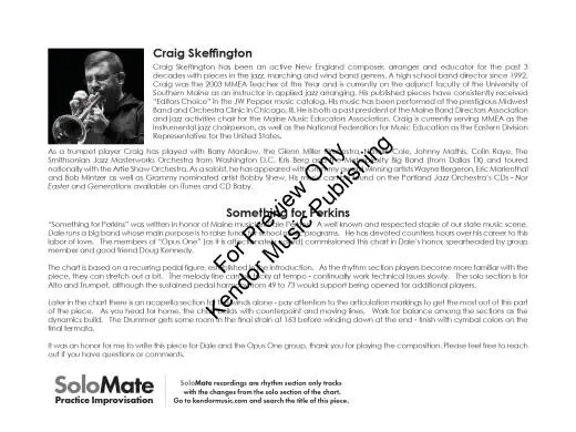 Something for Perkins - Skeffington - Jazz Ensemble - Gr. 4