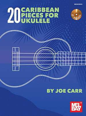 20 Caribbean Pieces for Ukulele - Carr - Book/CD