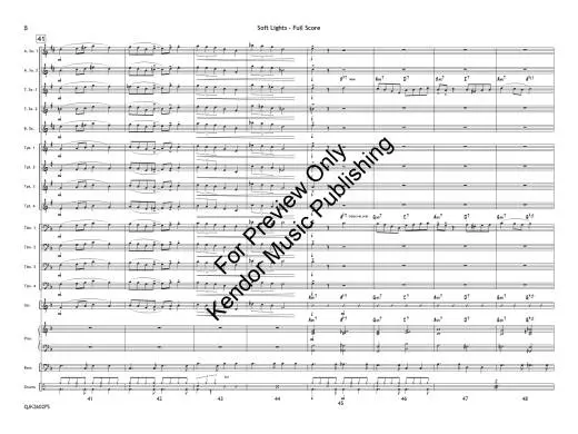 Soft Lights - Blair - Jazz Ensemble - Gr. 1