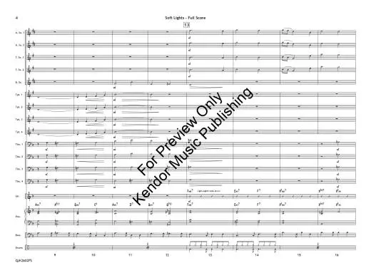 Soft Lights - Blair - Jazz Ensemble - Gr. 1