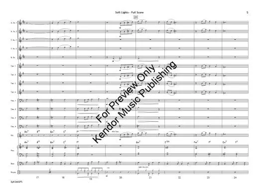 Soft Lights - Blair - Jazz Ensemble - Gr. 1