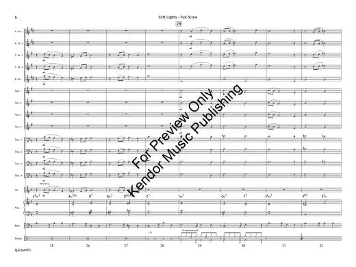 Soft Lights - Blair - Jazz Ensemble - Gr. 1