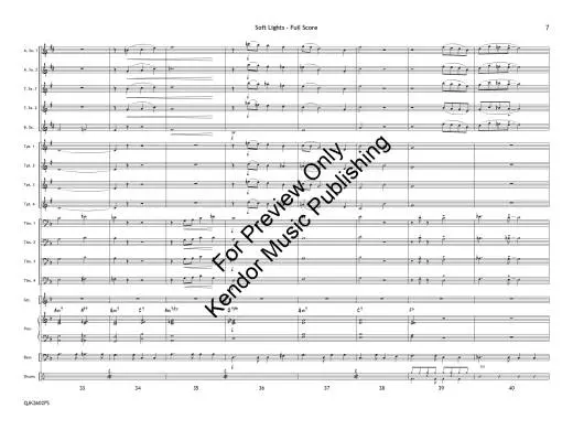 Soft Lights - Blair - Jazz Ensemble - Gr. 1
