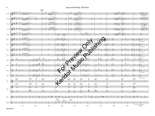 Easy on the Swing - Blair - Jazz Ensemble - Gr. 1
