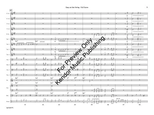 Easy on the Swing - Blair - Jazz Ensemble - Gr. 1