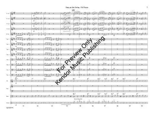 Easy on the Swing - Blair - Jazz Ensemble - Gr. 1