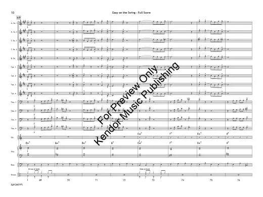 Easy on the Swing - Blair - Jazz Ensemble - Gr. 1