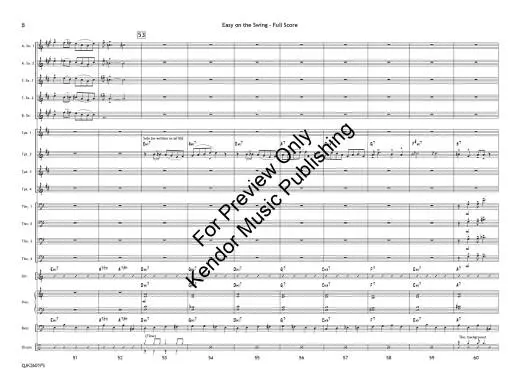 Easy on the Swing - Blair - Jazz Ensemble - Gr. 1