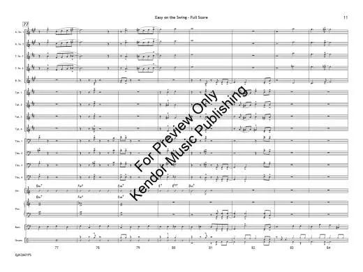 Easy on the Swing - Blair - Jazz Ensemble - Gr. 1