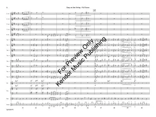 Easy on the Swing - Blair - Jazz Ensemble - Gr. 1