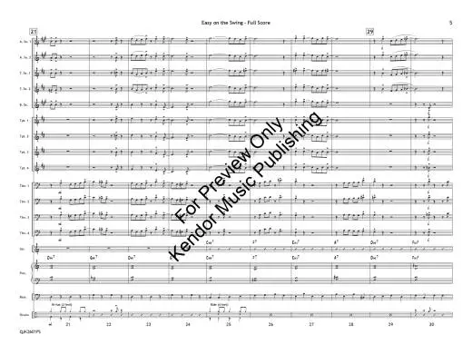 Easy on the Swing - Blair - Jazz Ensemble - Gr. 1