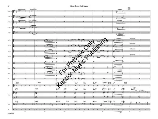Alone Time - Berg - Jazz Ensemble - Gr. 3