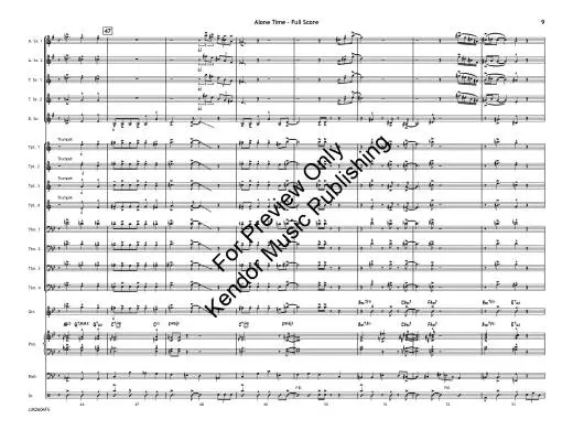 Alone Time - Berg - Jazz Ensemble - Gr. 3