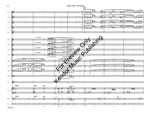 Alone Time - Berg - Jazz Ensemble - Gr. 3