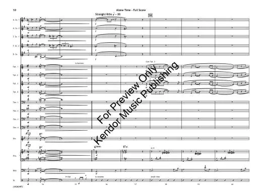 Alone Time - Berg - Jazz Ensemble - Gr. 3