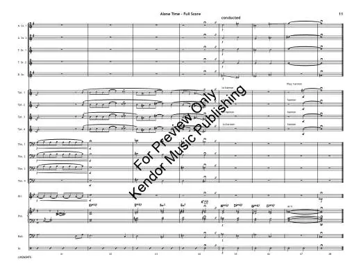 Alone Time - Berg - Jazz Ensemble - Gr. 3