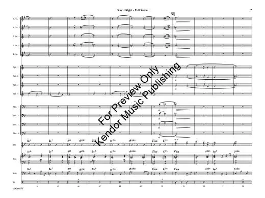Silent Night (Flugelhorn Feature) - Gruber/Jarvis - Jazz Ensemble - Gr. 3