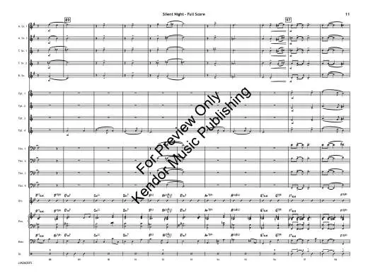 Silent Night (Flugelhorn Feature) - Gruber/Jarvis - Jazz Ensemble - Gr. 3