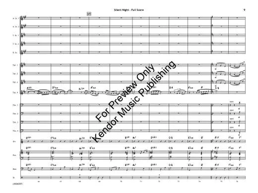 Silent Night (Flugelhorn Feature) - Gruber/Jarvis - Jazz Ensemble - Gr. 3